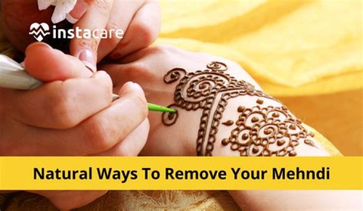 Does toothpaste remove henna?